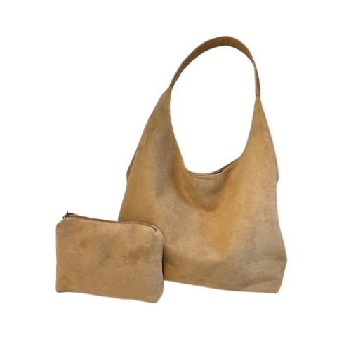 Elegant Suede Tote Bag