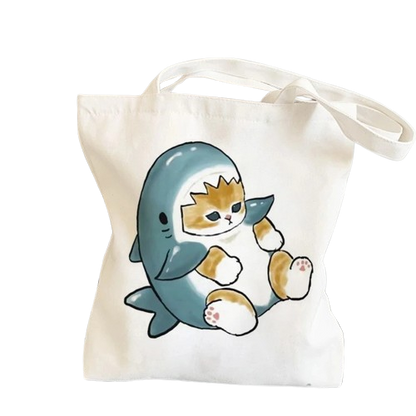 Cartoon Cats Tote Bag