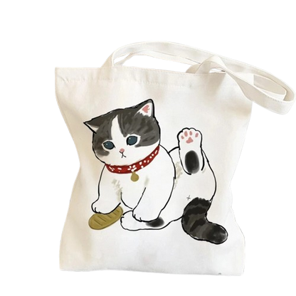 Cartoon Cats Tote Bag