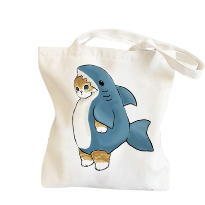 Cartoon Cats Tote Bag